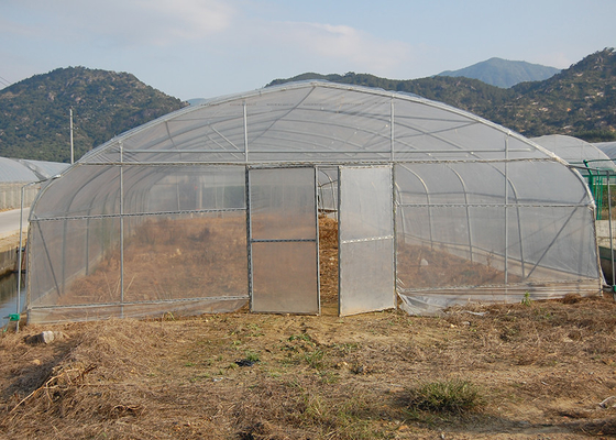 Commercial Woven Polytunnel Greenhouse Kits Heavy Duty Poly Tunnel